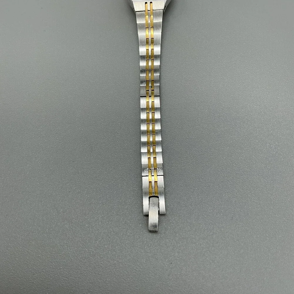 Vintage Seiko Womens Watch 16mm Silver Tone Bracelet 2C20-5200 New Battery 6.5